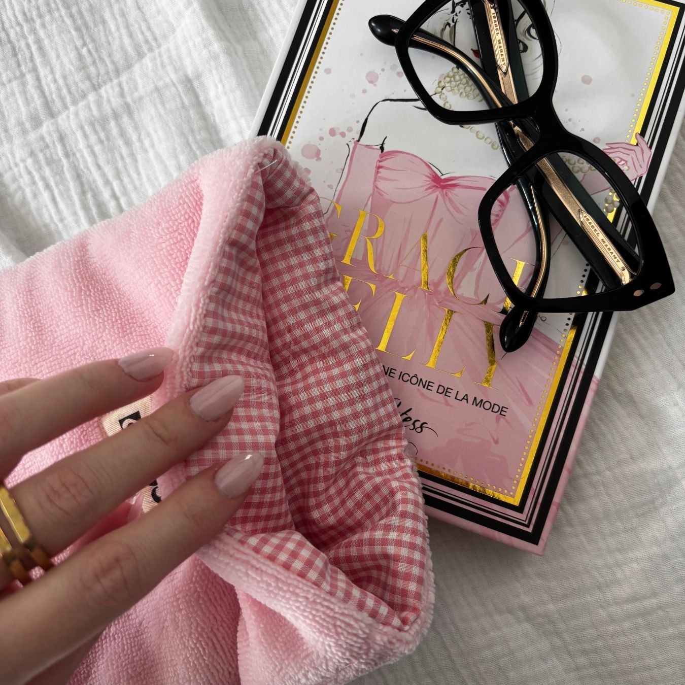 Housse de livre - Rose